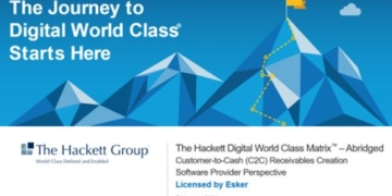 Esker recognised by The Hackett Group® as Digital World Class® Provider in C2C Receivables Software